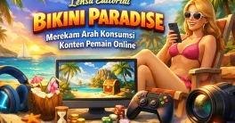 bikini paradise konsumsi konten pemain