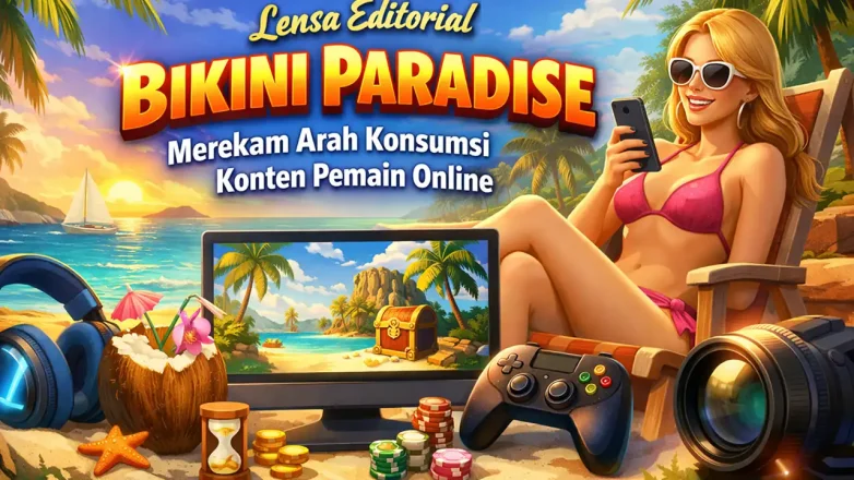bikini paradise konsumsi konten pemain