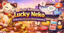 lucky neko intensitas diskusi komunitas