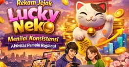 lucky neko konsistensi aktivitas pemain