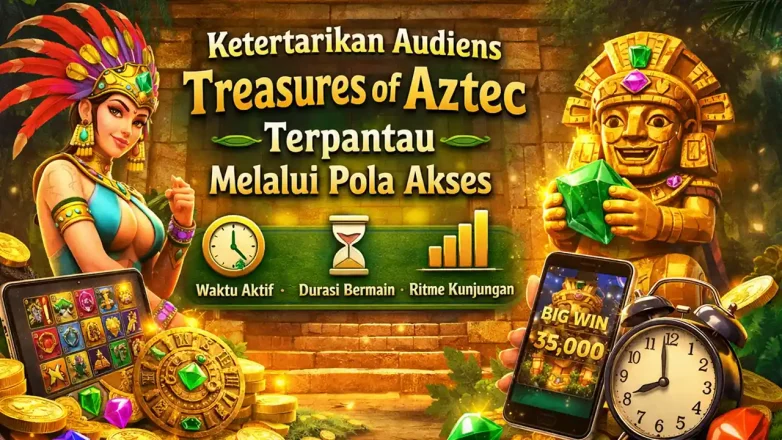 treasures of aztec pola akses audiens